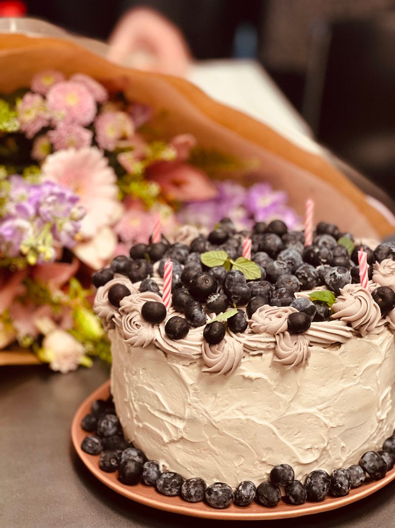 Blueberry Cake — Akri Bakes