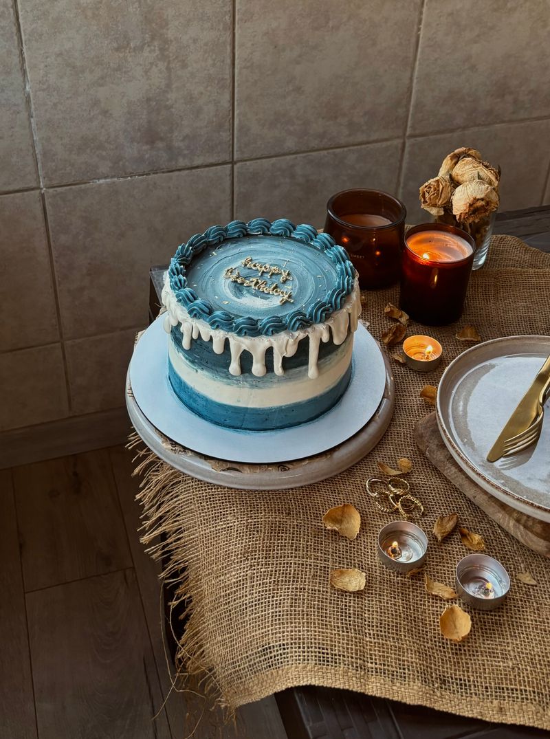 Blue Velvet with Cream Cheese — Akri Bakes