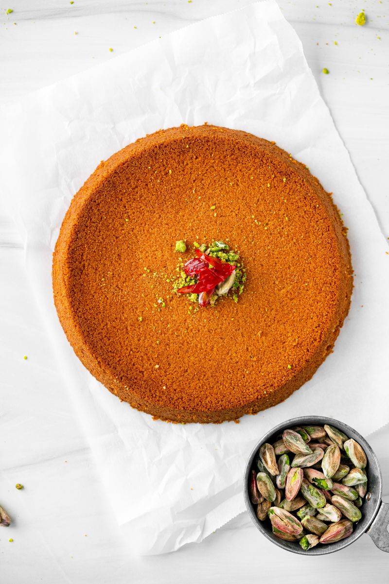 Chocolate Kunaffa Pistachio Mousse